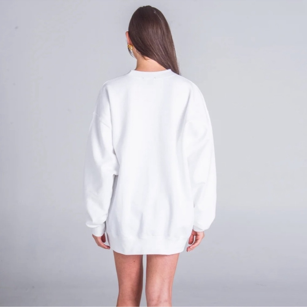 *ALWAYS SOLD OUT*~The Bar, White/Tan Varsity Sweatshirt - Picture 3 of 10